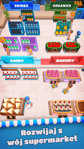 Widok rozwijającej się sali sprzedaży z nowymi alejkami